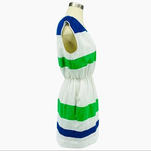 NWOT bebe Striped Color Block Dress - Picture 3 of 9